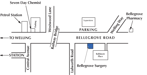 map of the practice